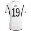 Virallinen pelipaita Saksa Sane 19 Koti World Cup 2022 Lyhythihainen - Miesten Virallinen pelipaita Saksa Sane 19 Koti World Cup 2022 Lyhythihainen - Miesten